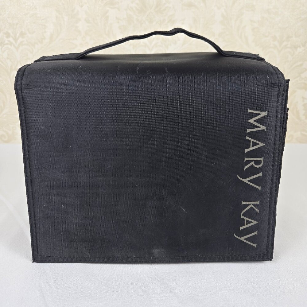Mary Kay Travel Roll Up Makeup Product Organizer Nylon 4 Removable Pouches